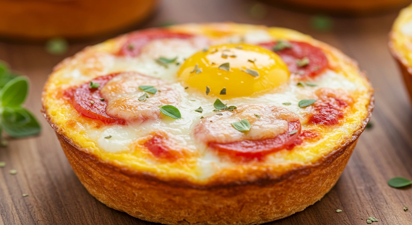 Mini Pizza Eggs
